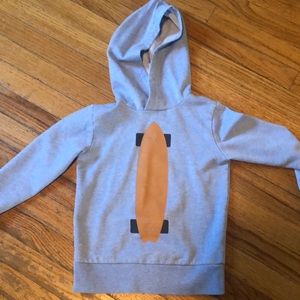 Crewcuts kids skateboard sweatshirt, size 6-7